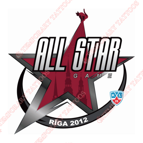 KHL All-Star Game Customize Temporary Tattoos Stickers NO.7255